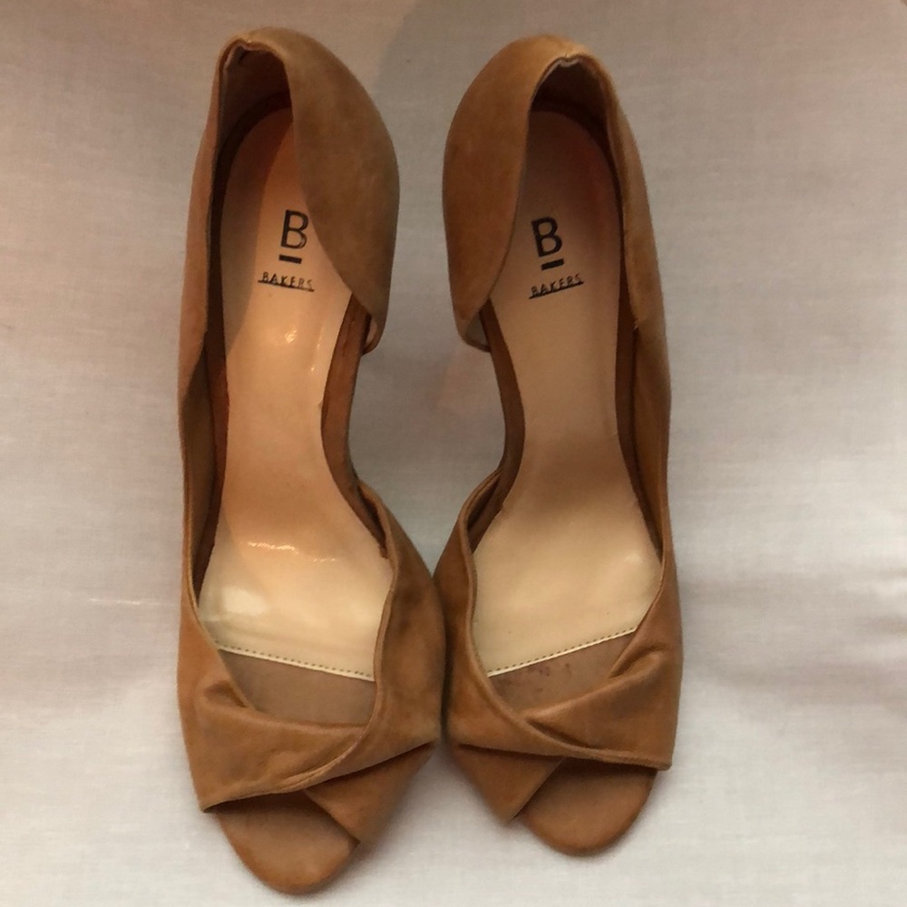 Bakers Brown Cognac Sandal High Heels